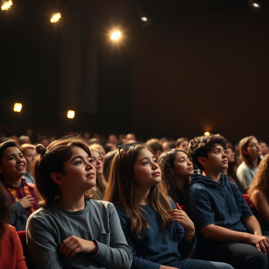 School auditorium award ceremony